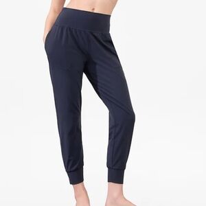 Athleta light blue Lightweight Joggers | Travel Lounge Active Pants L